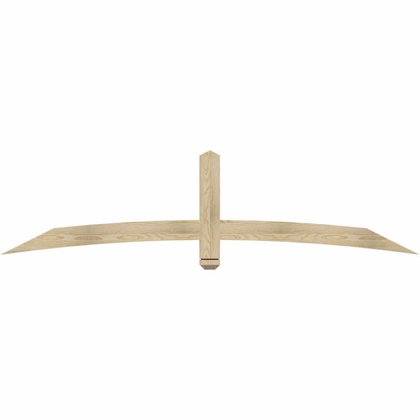 Ekena Millwork Bellingham Rough Sawn Timber Gable Bracket, Douglas Fir, 84"W x 21"H x 2"D x 4"F, 6/12 Pitch GBW084X21X0204BEL00RDF - main
